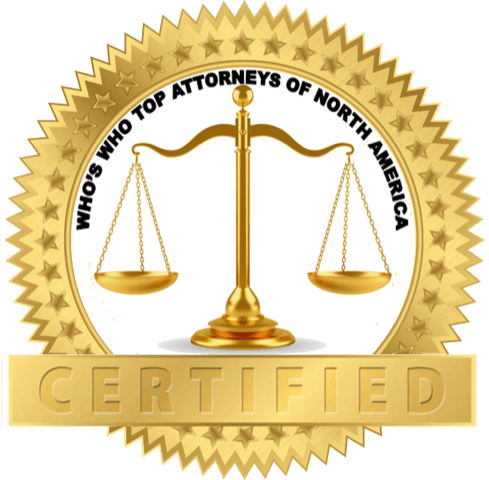 Who's who top attorneys of north america certified